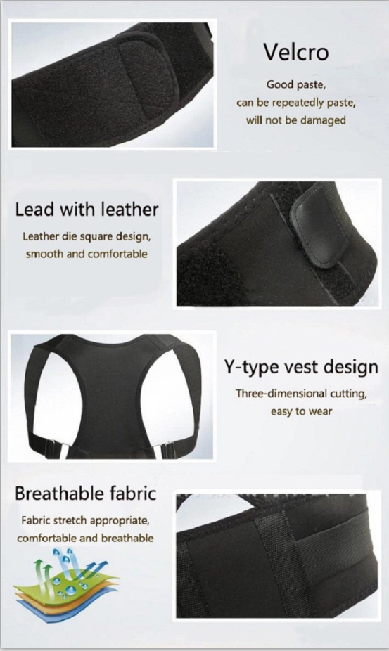 Title 5, Breathable Invisible Seated Posture Corrector f...