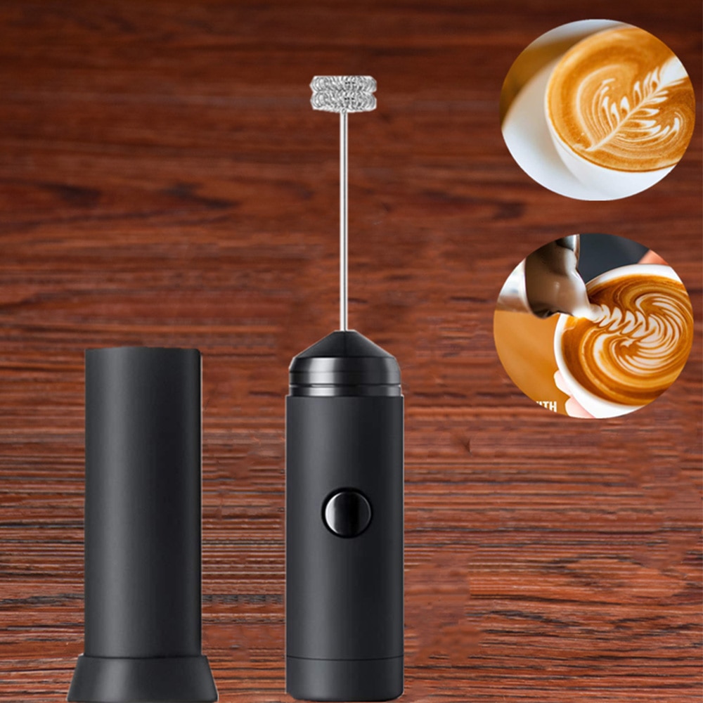 Title 5, Electric Milk Frother Egg Foam Coffee Maker Cre...