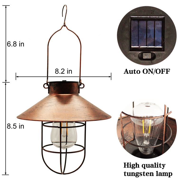 Title 5, Lampes Solaires Suspendues Extérieur Étanche La...