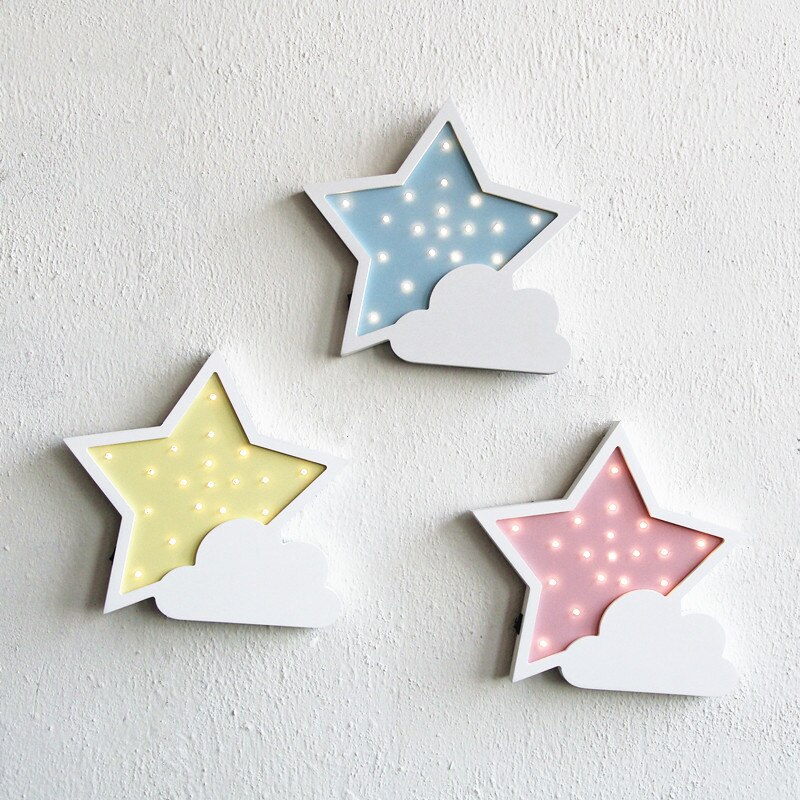 Title 2, Nordic style night light wall decoration crown ...