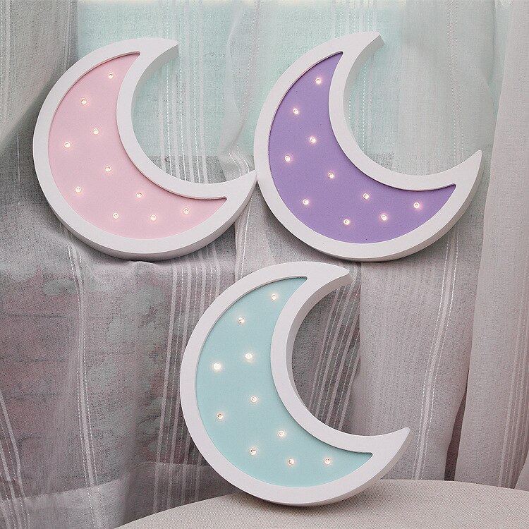 Title 3, Nordic style night light wall decoration crown ...