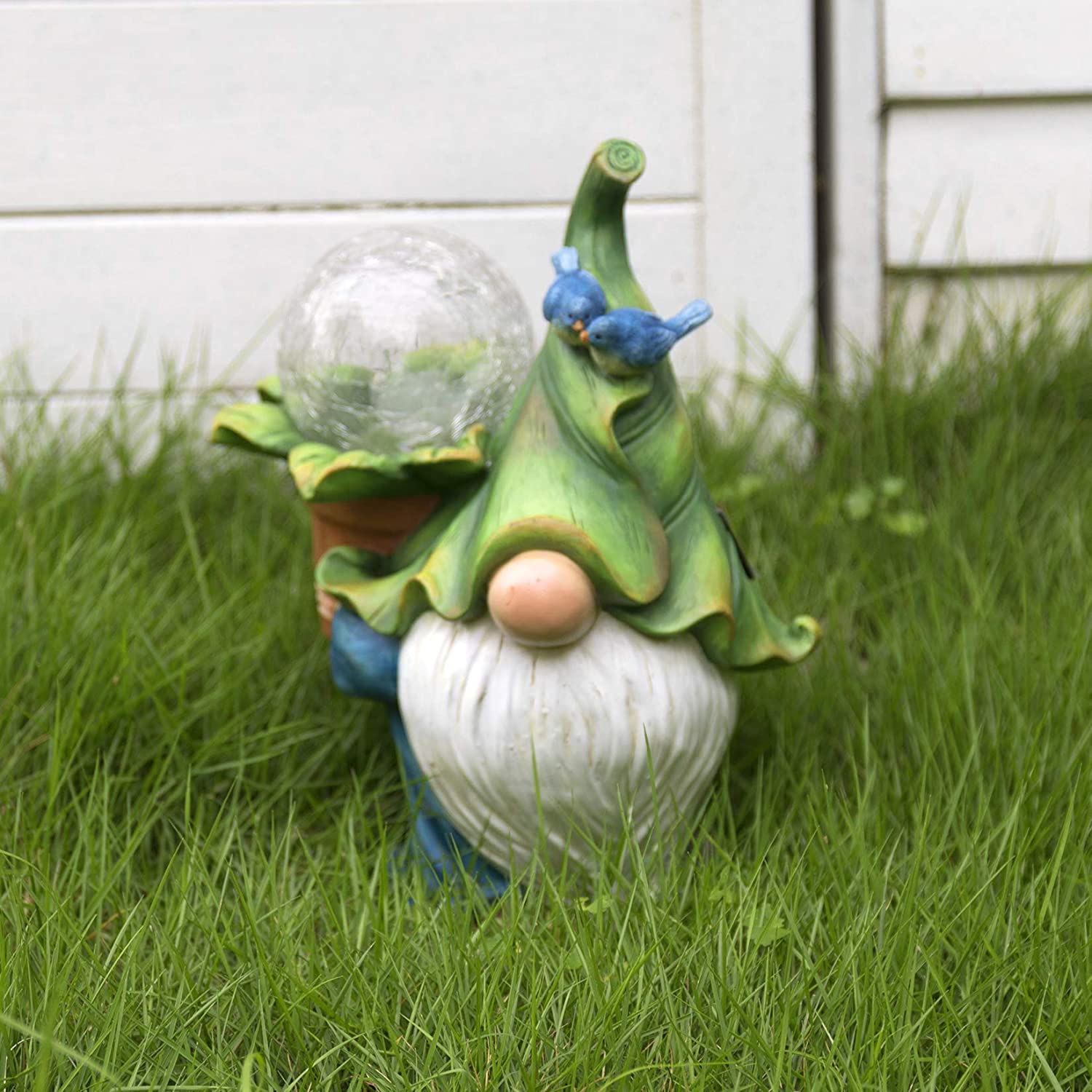 Title 2, Meditation Dwarf Statue American Country Solar ...