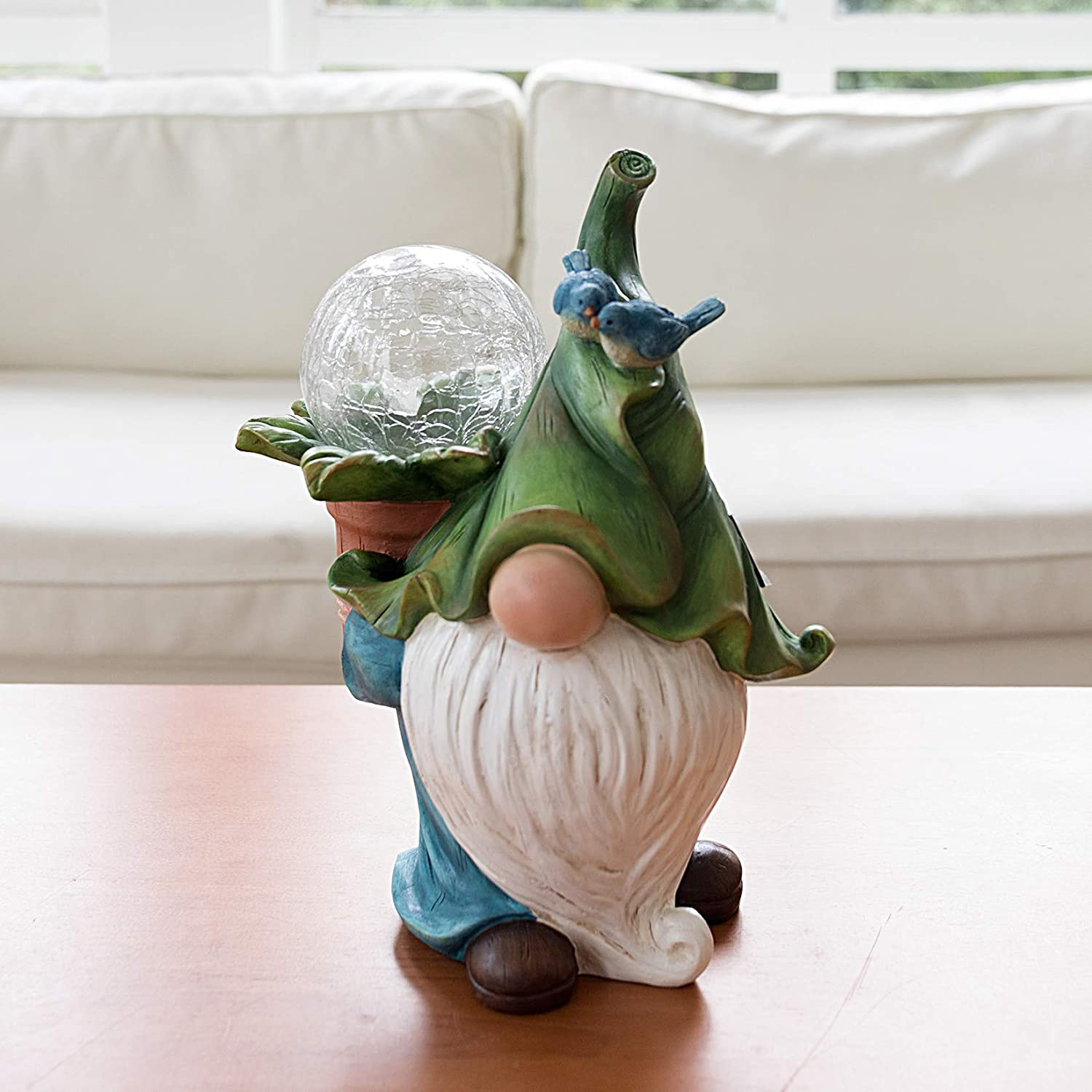 Title 5, Meditation Dwarf Statue American Country Solar ...