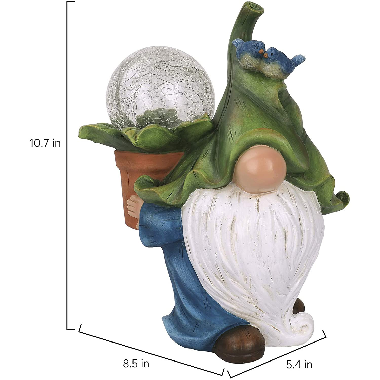 Title 7, Meditation Dwarf Statue American Country Solar ...