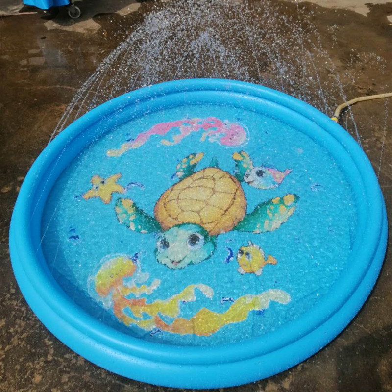 Title 1, New water spray pad for kids. Provides refreshi...