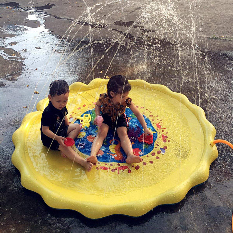 Title 9, New water spray pad for kids. Provides refreshi...