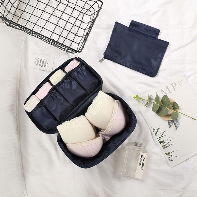 Title 5, Underwear bra storage bag for travel or home, p...