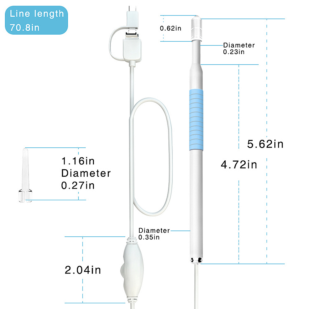 Title 4, Endoscope Auriculaire Visuel Haute Définition S...