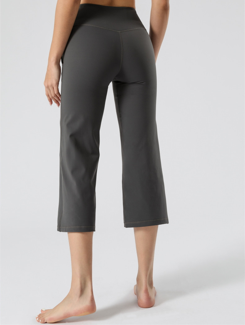 Title 9, Damen High-Waist Yoga-Hosen mit weitem Bein und...