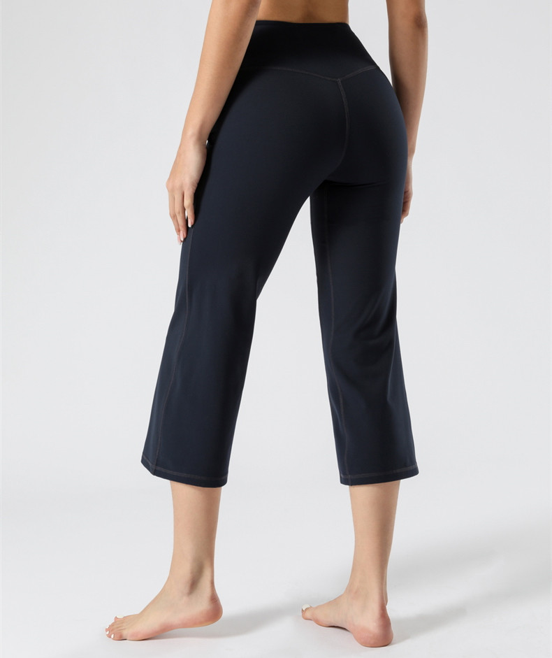 Title 16, Damen High-Waist Yoga-Hosen mit weitem Bein und...