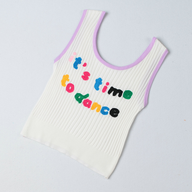 Title 5, Korean Version Of Knitted Camisole Women