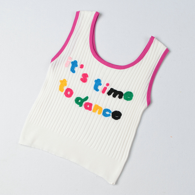 Title 7, Korean Version Of Knitted Camisole Women