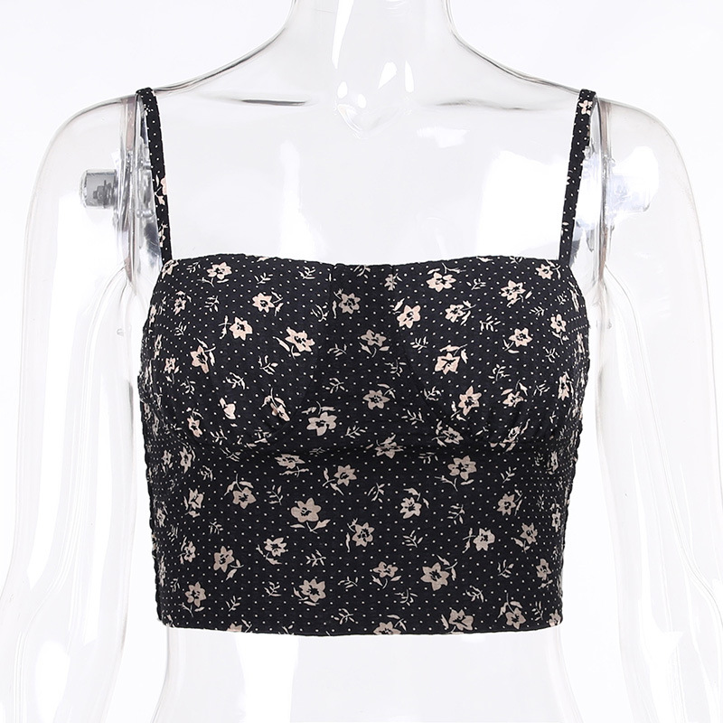 Title 11, Slim Halter Floral Sling Camisole Women