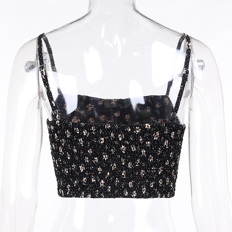 Title 13, Slim Halter Floral Sling Camisole Women