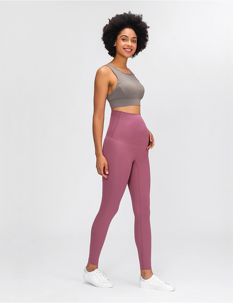 Title 3, Gebürstete Bauch Stretch High-Waist Yoga Pants ...