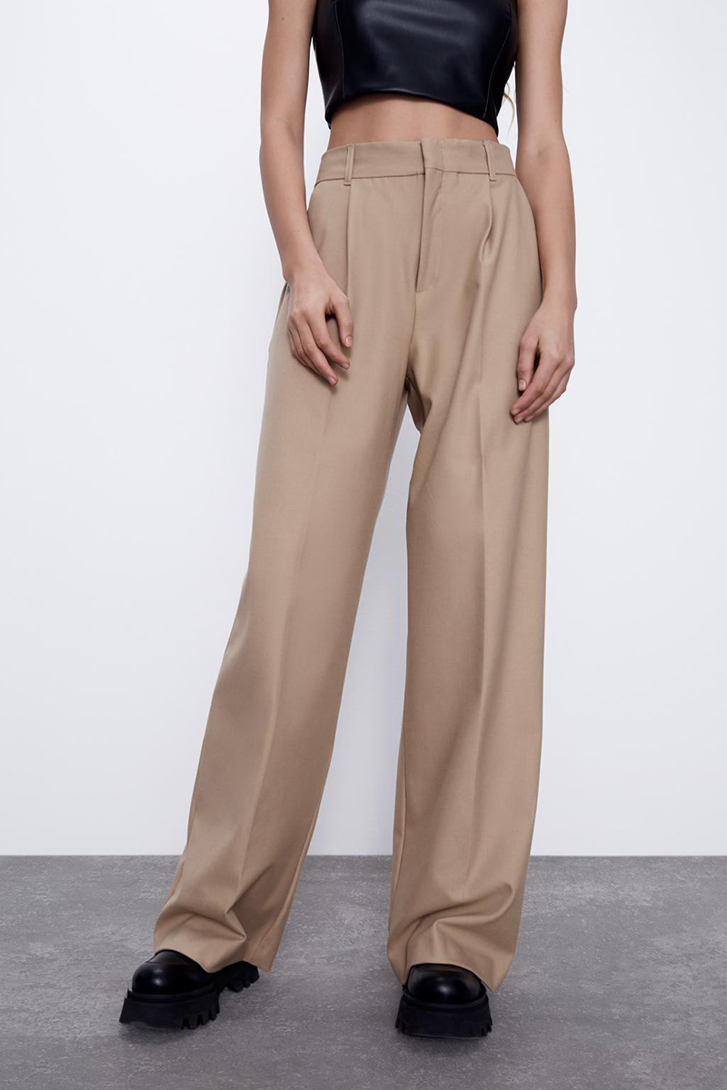 Title 1, Drape Casual Professional Wide-leg Drape Pants