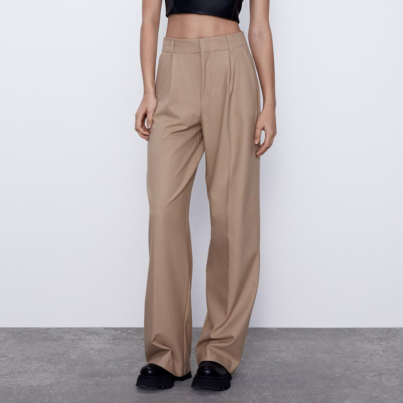 Title 4, Drape Casual Professional Wide-leg Drape Pants