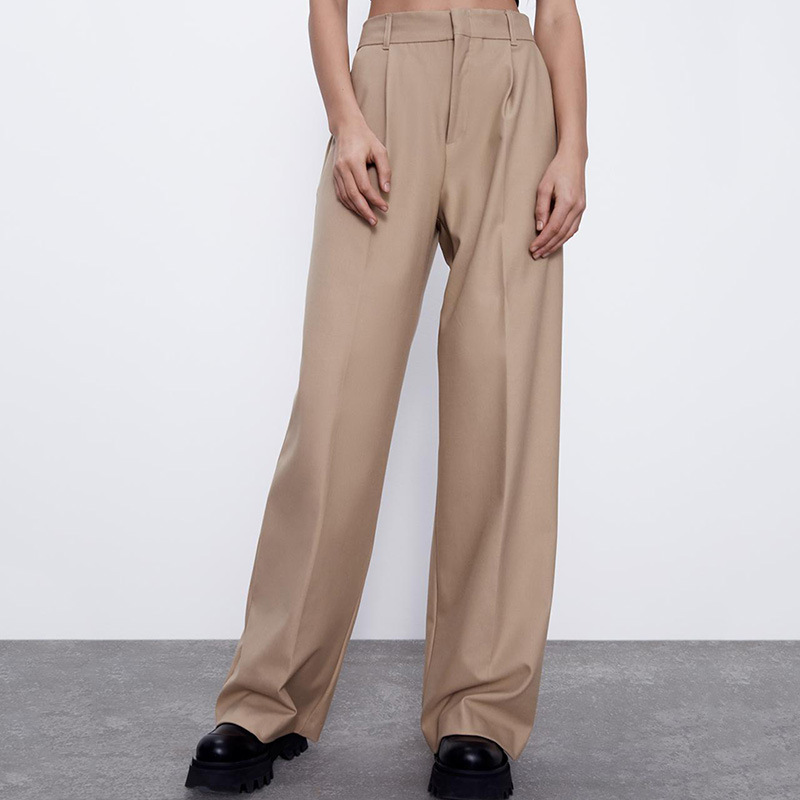 Title 5, Drape Casual Professional Wide-leg Drape Pants