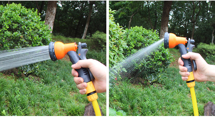 Title 4, Pistola de agua de jardín con 8 patrones, boqui...