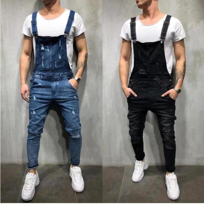 Title 2, European and American Baggy Jeans Suspenders fo...