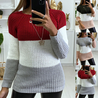 Title 2, Autumn And Winter Knitted Color Matching And Ey...