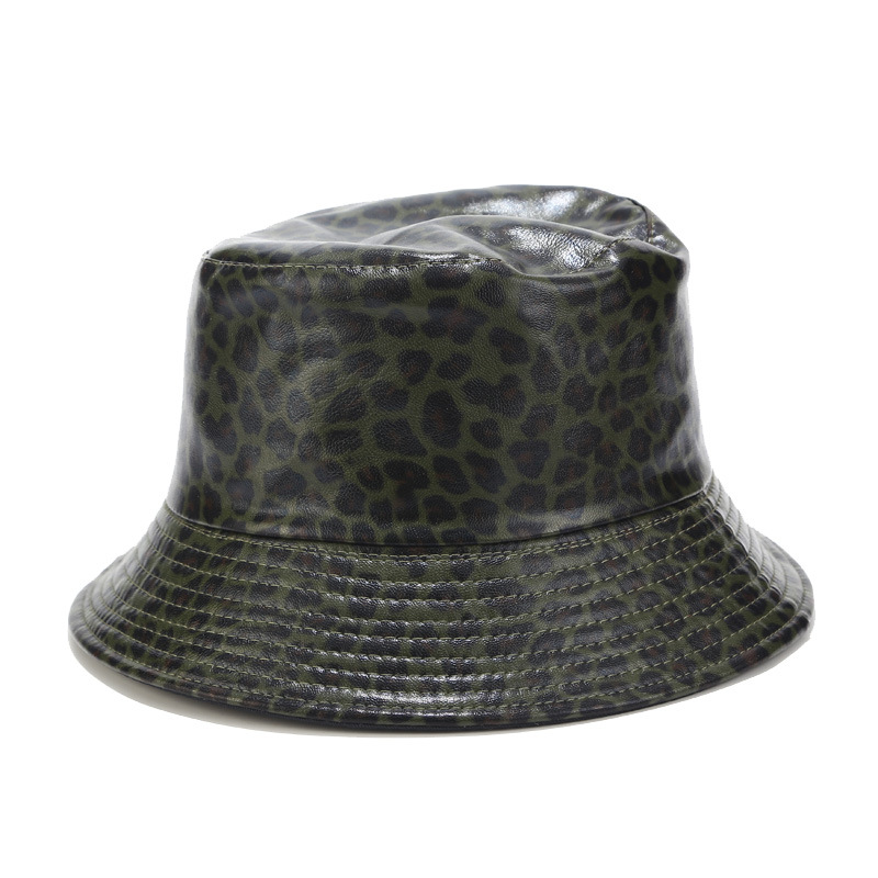 Title 7, Leopard Print Double Sided Fisherman Hat, Europ...