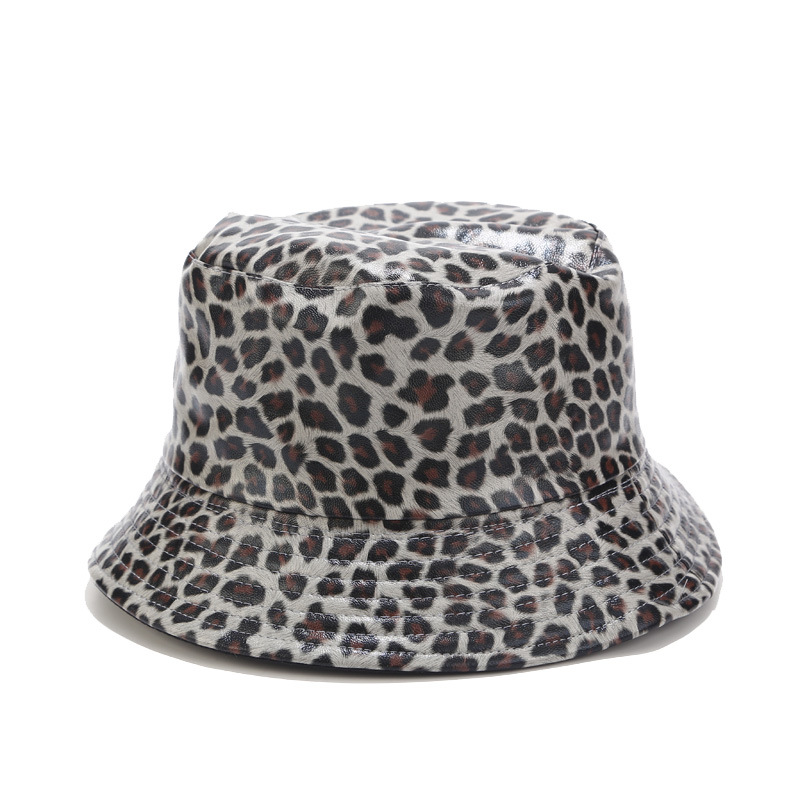 Title 8, Leopard Print Double Sided Fisherman Hat, Europ...