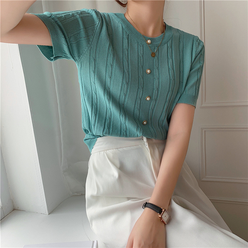 Title 24, Slim-fit Base Ice Silk Short-sleeved T-shirt Pi...