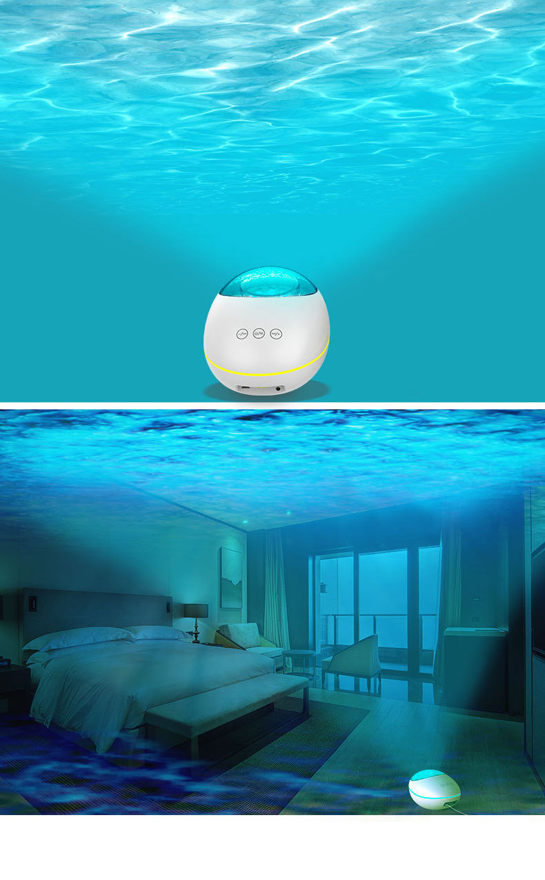 Title 4, Coversage Ocean Wave Projector LED Night Light ...