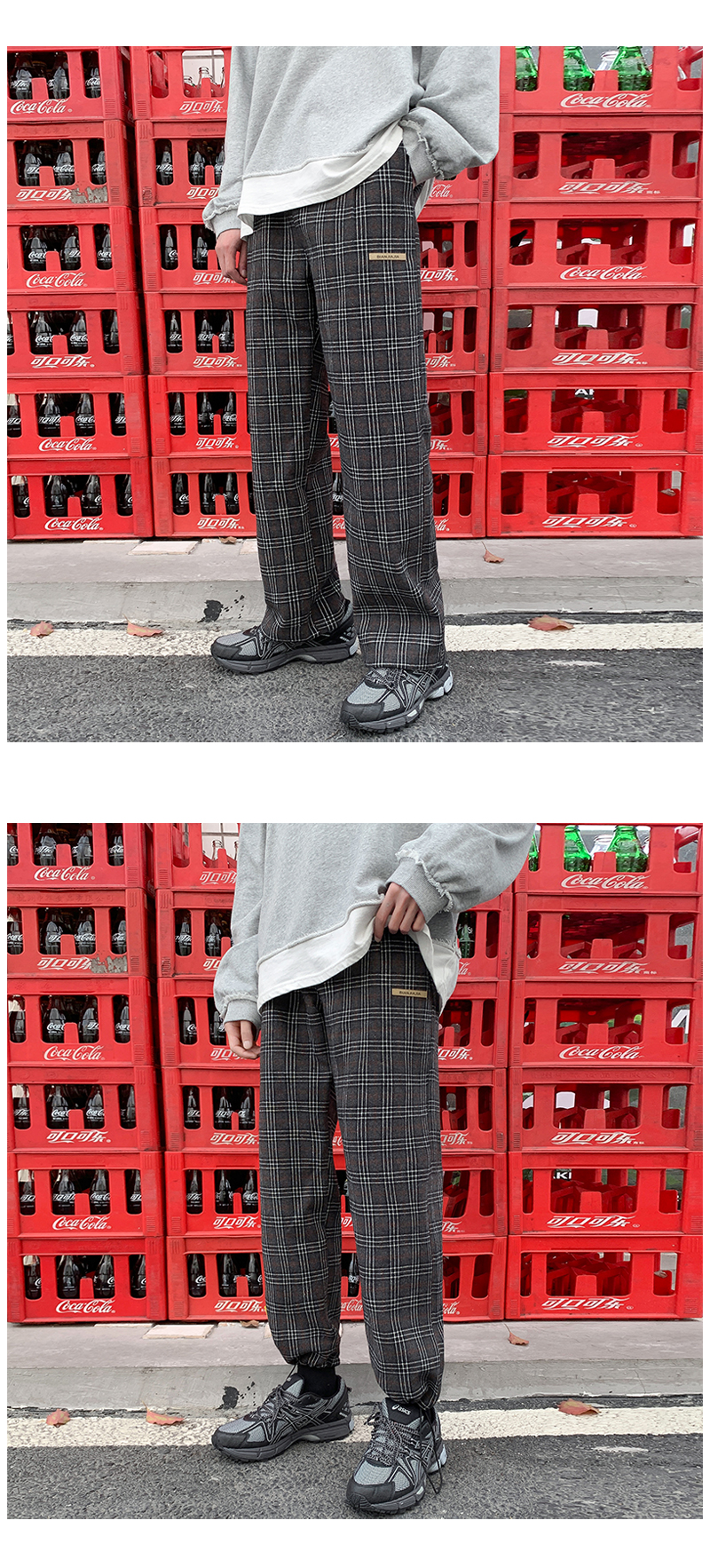 Title 5, Herren Freizeithose Houndstooth von Hong Kong F...