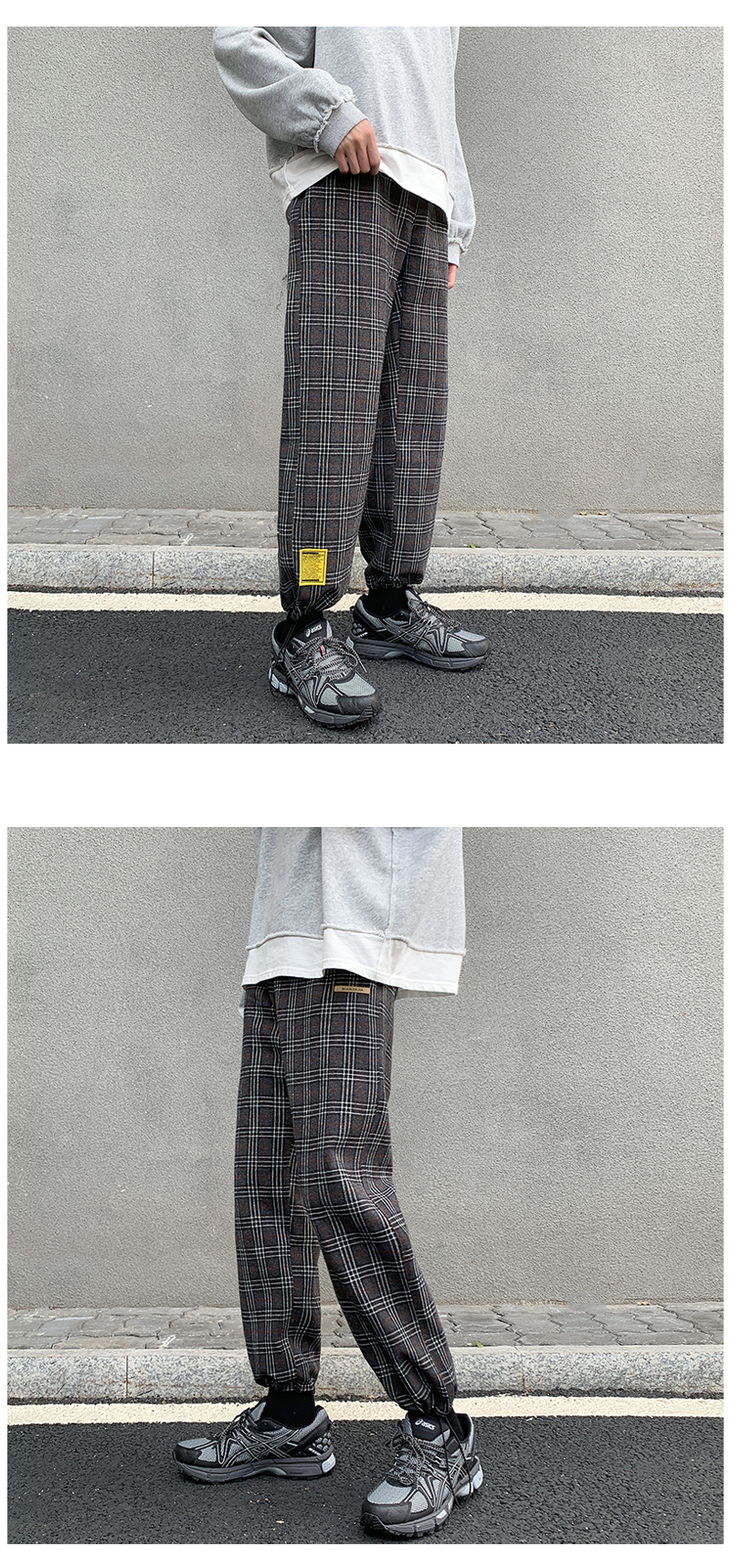 Title 7, Muške Casual Pantalone Houndstooth Hong Kong Br...