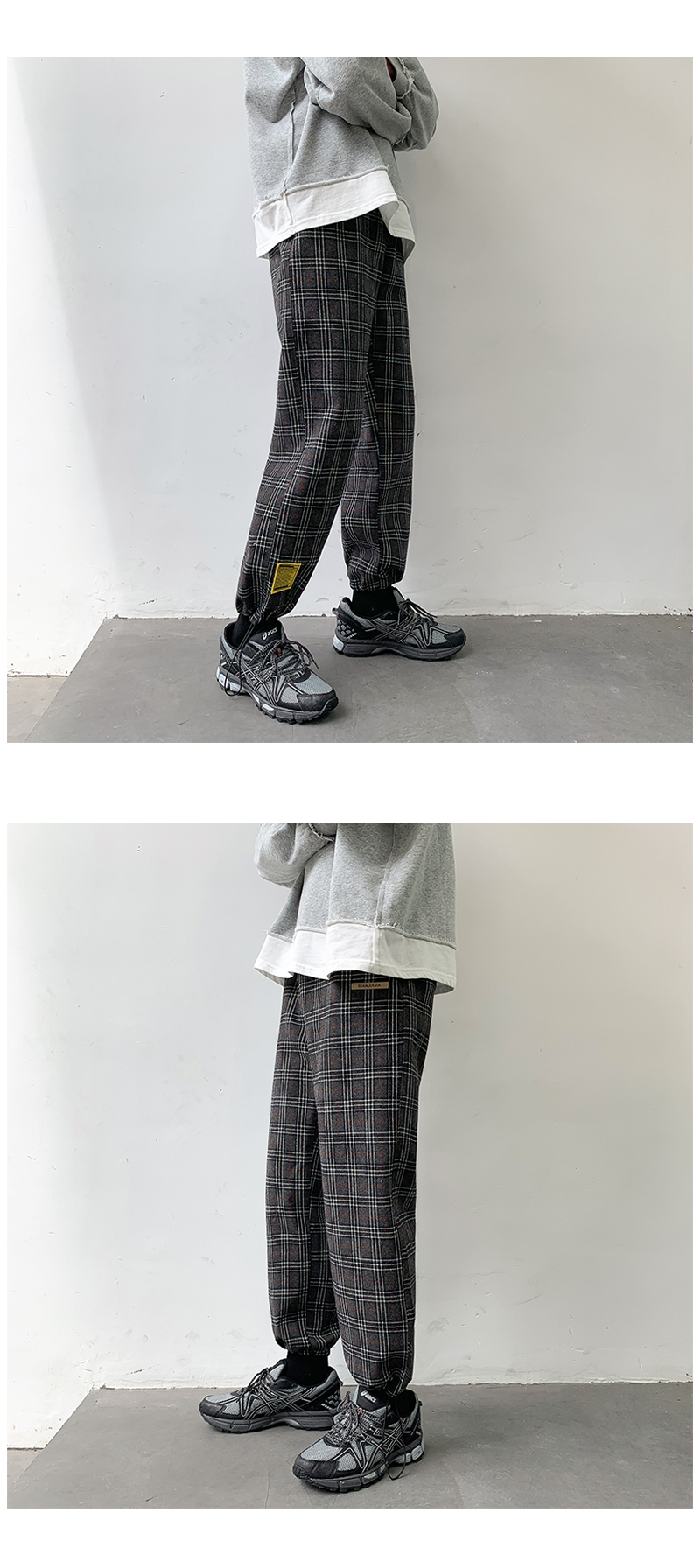 Title 8, Muške Casual Pantalone Houndstooth Hong Kong Br...