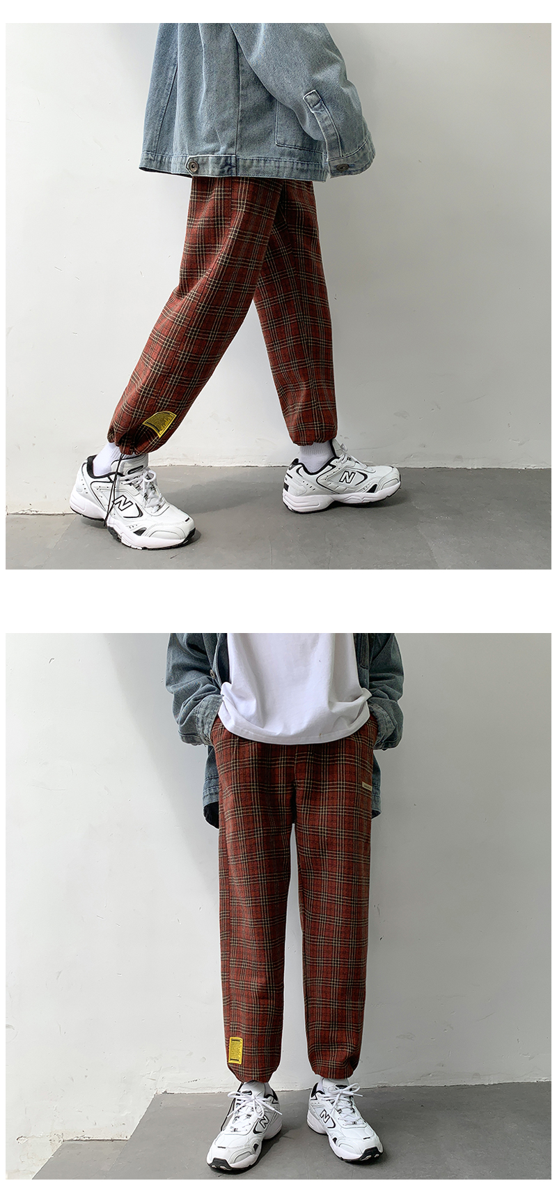 Title 10, Herren Freizeithose Houndstooth von Hong Kong F...