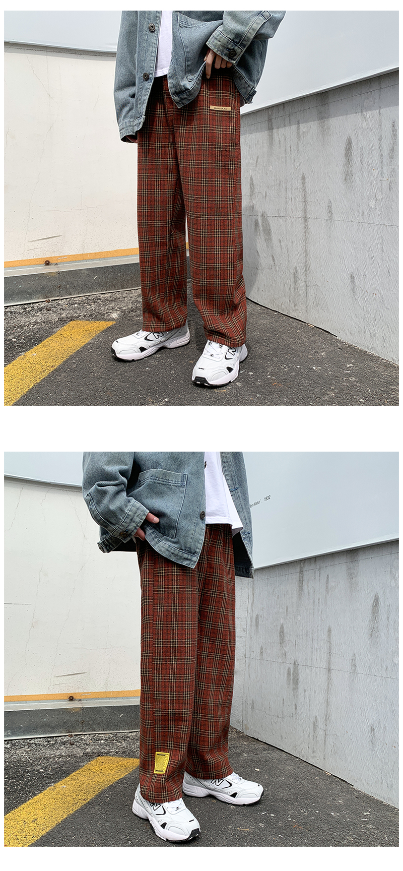 Title 11, Mens Houndstooth Casual Pants from Hong Kong F...