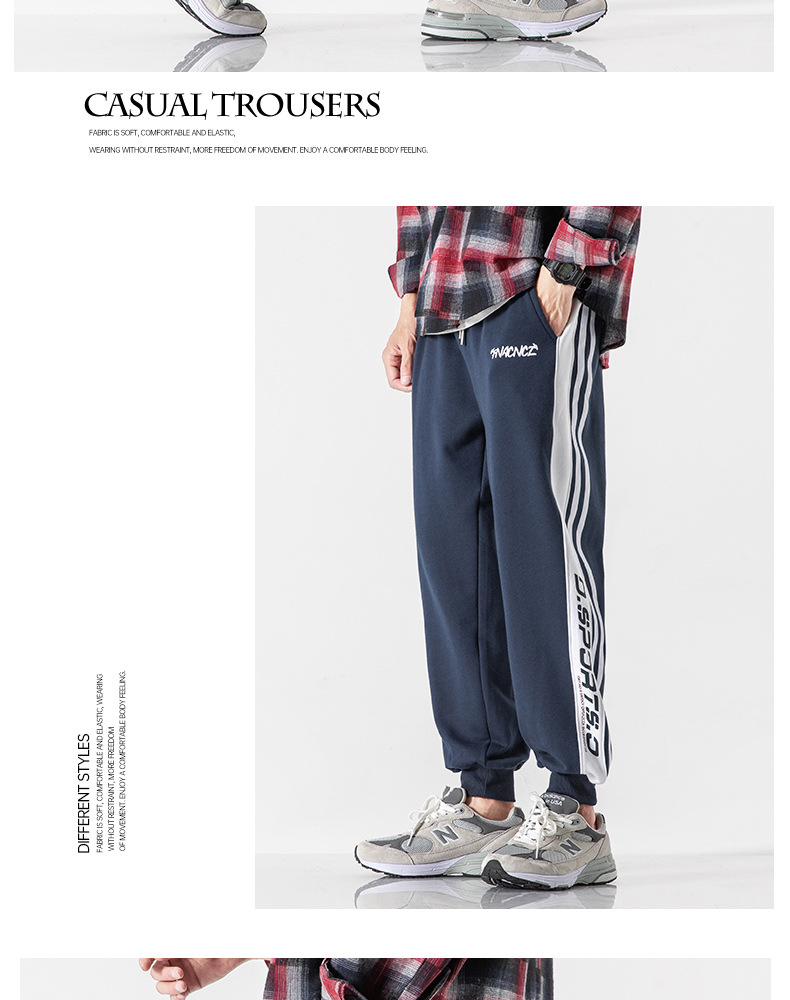 Title 1, Mens Drawstring Pants Autumn Sweatpants Tide B...