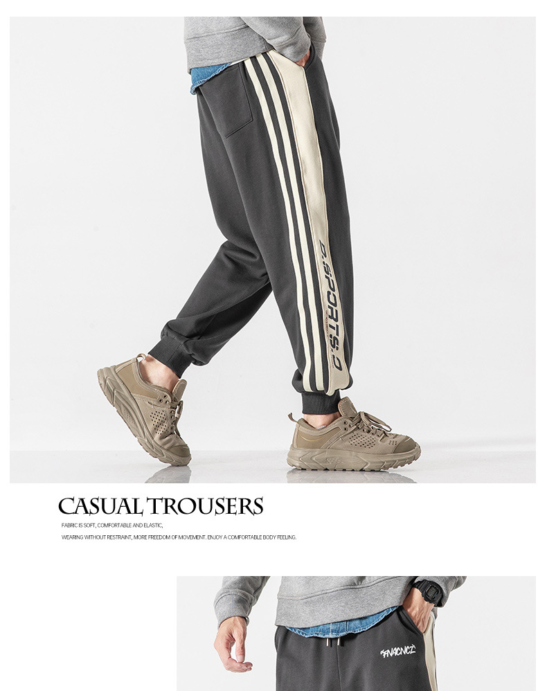 Title 7, Mens Drawstring Pants Autumn Sweatpants Tide B...