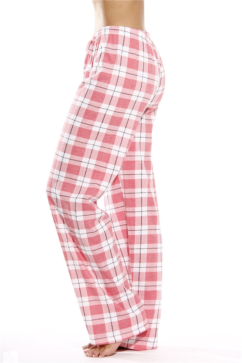 Title 5, Classic Plaid Home Casual Loose Women