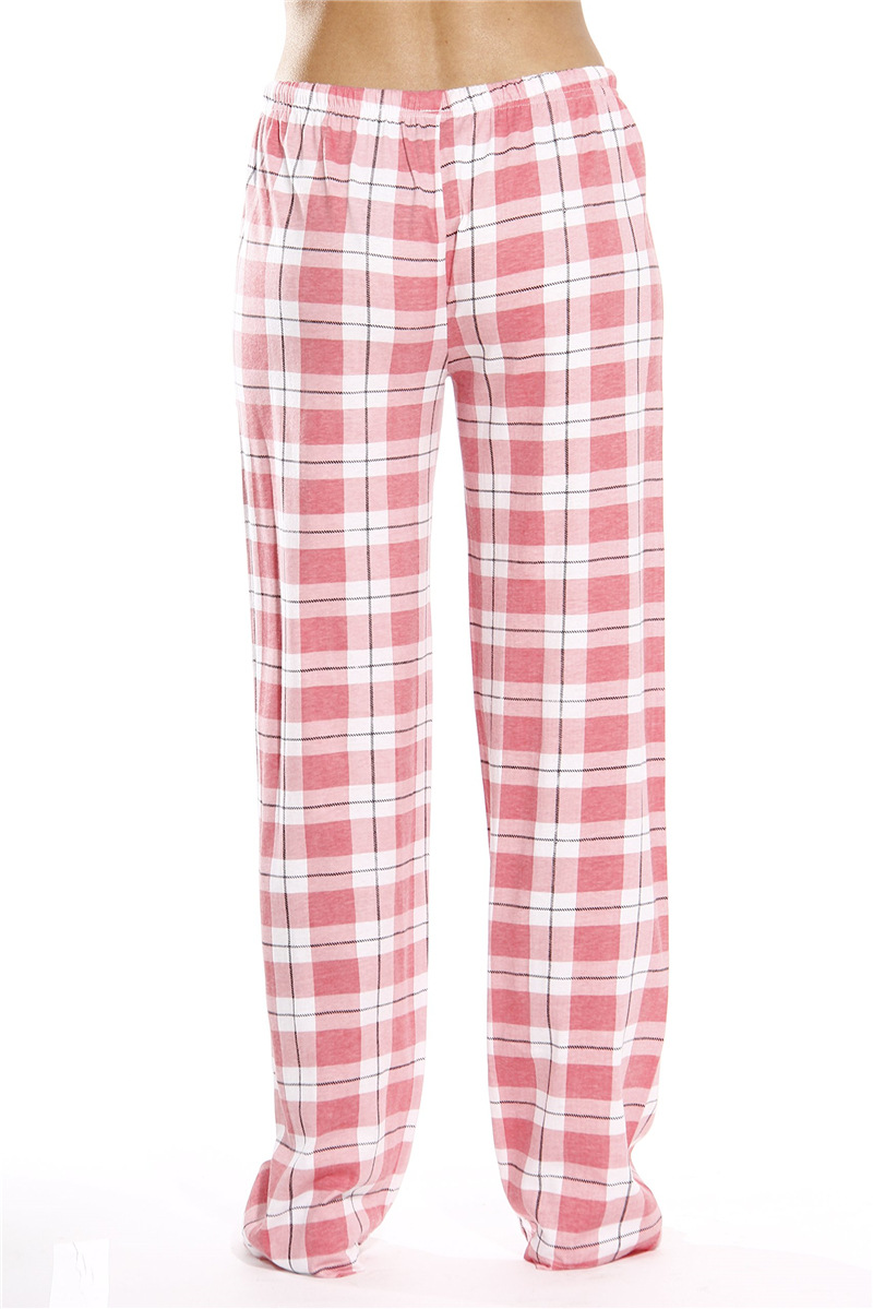 Title 6, Classic Plaid Home Casual Loose Women