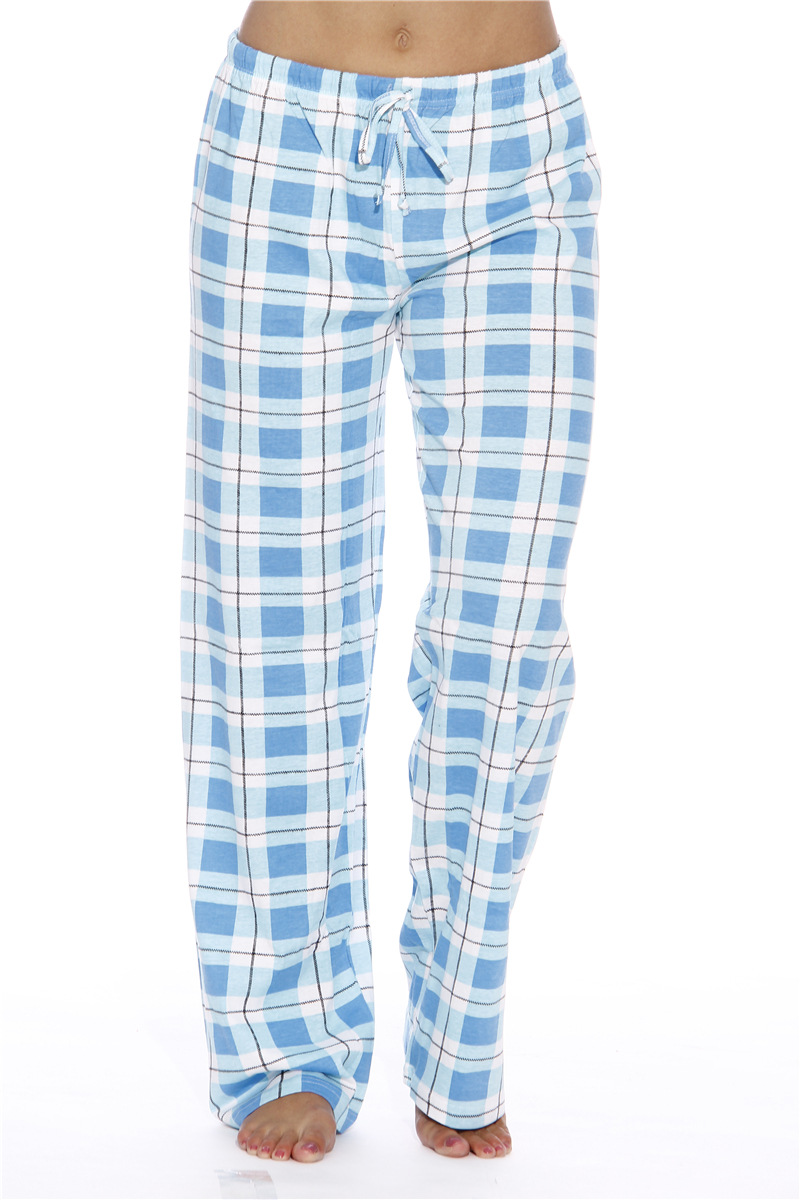 Title 10, Classic Plaid Home Casual Loose Women