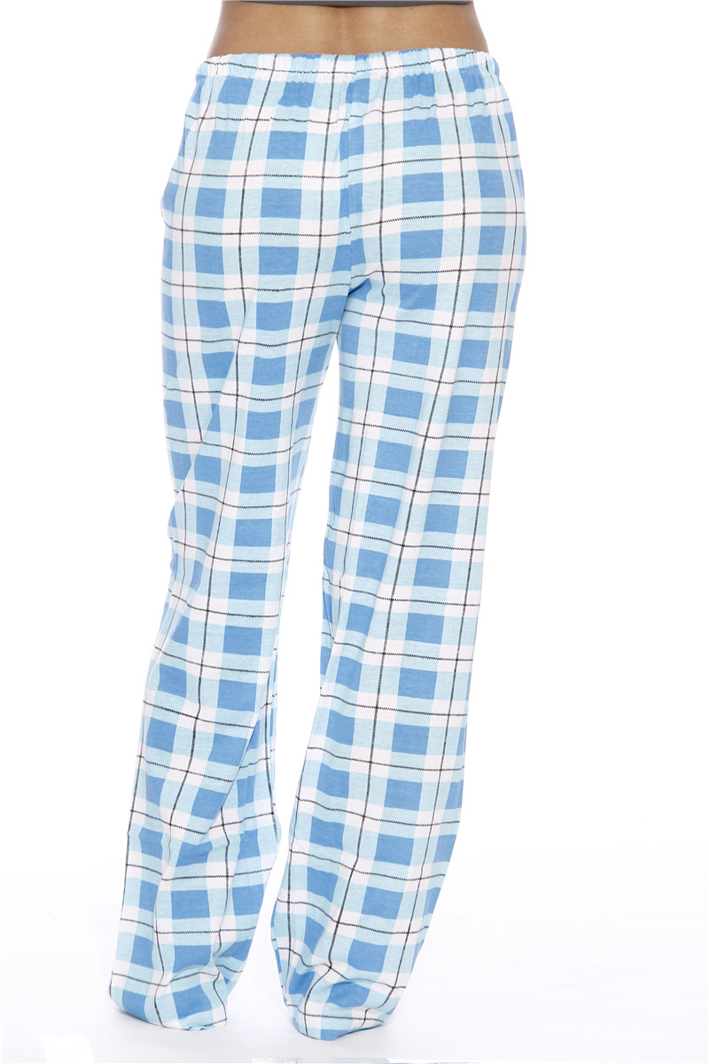 Title 12, Classic Plaid Home Casual Loose Women