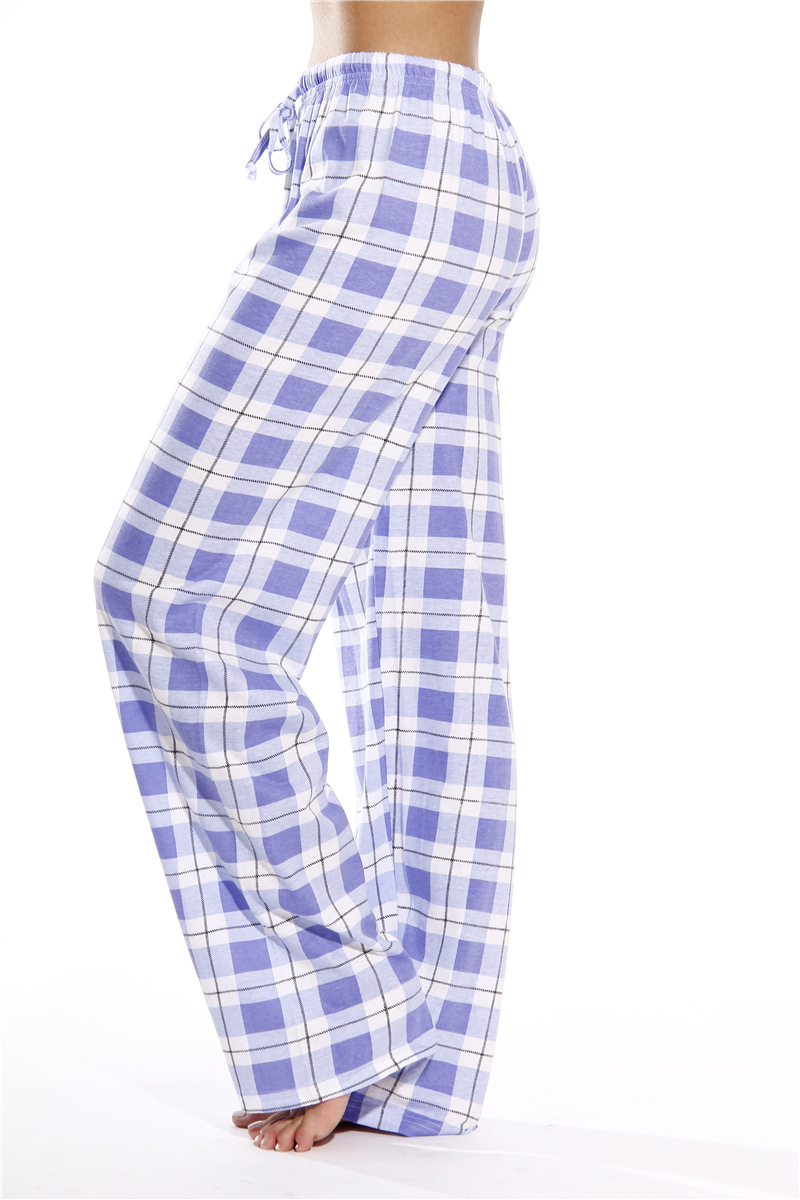 Title 17, Classic Plaid Home Casual Loose Women