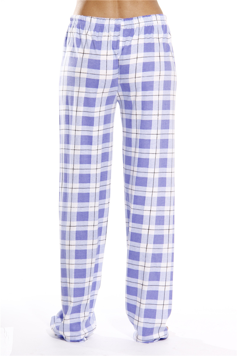 Title 18, Classic Plaid Home Casual Loose Women