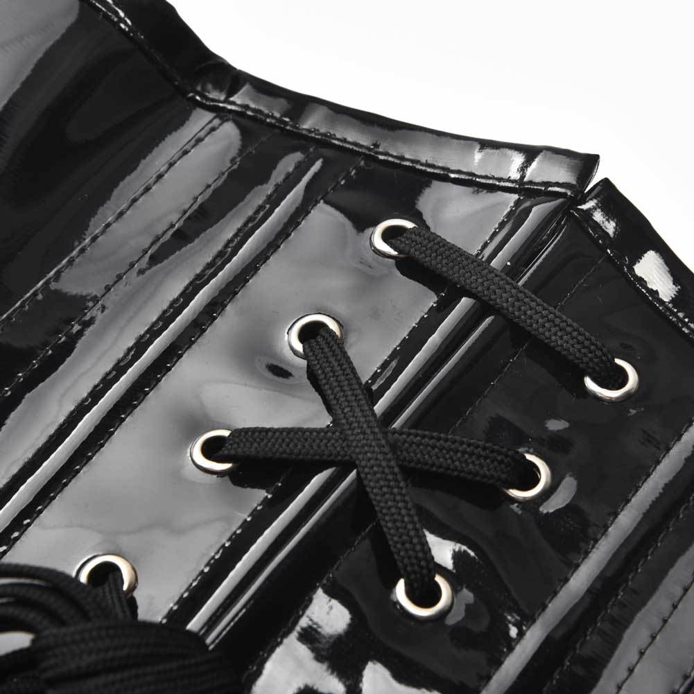 Title 12, Sexy Short PU Leather Waist Clip Corset. Europe...