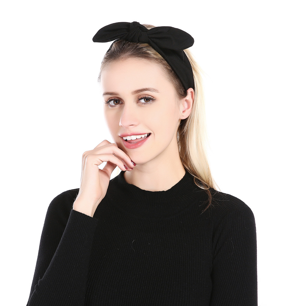 Title 6, Hoop Bunny Ears Fabric High Quality Headband