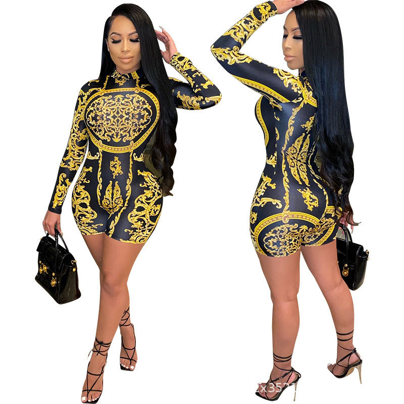 Title 6, Womens Digital Print Jumpsuit