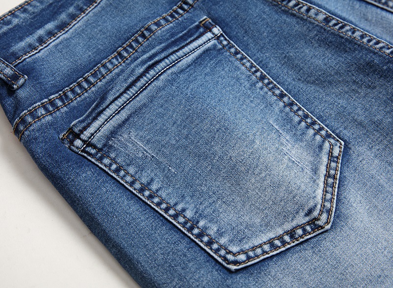 Title 7, Gestreepte heren jeans in vier kleuren, trendy ...