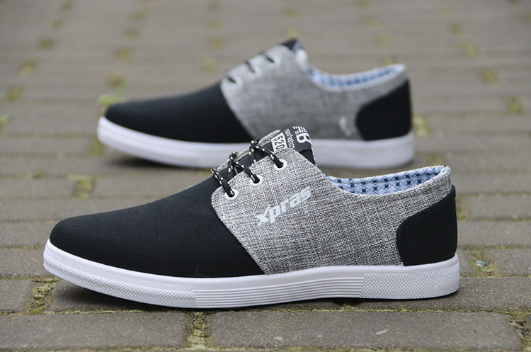 Title 7, Ademende canvas schoenen voor heren, lente en z...