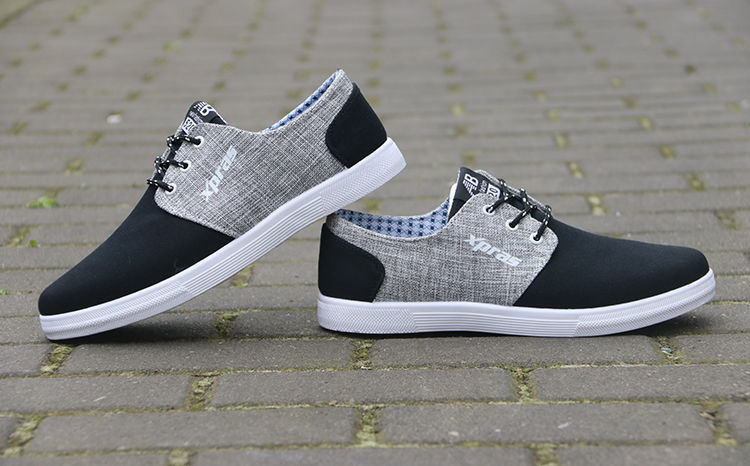 Title 10, Ademende canvas schoenen voor heren, lente en z...