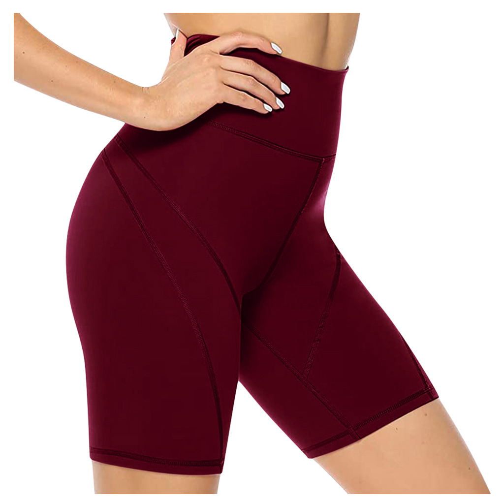 Title 2, Pantaloni Yoga Donna Vita Alta Stretti Shorts S...