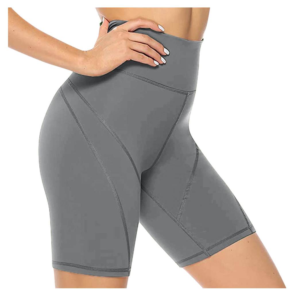 Title 5, Pantaloni Yoga Donna Vita Alta Stretti Shorts S...